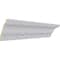 Ekena Millwork 4 1/4"H x 4"P x 5 3/4"F x 94 1/2"L, (3 7/8" Repeat), Loera Crown Moulding MLD04X04X05LO - alternate 2